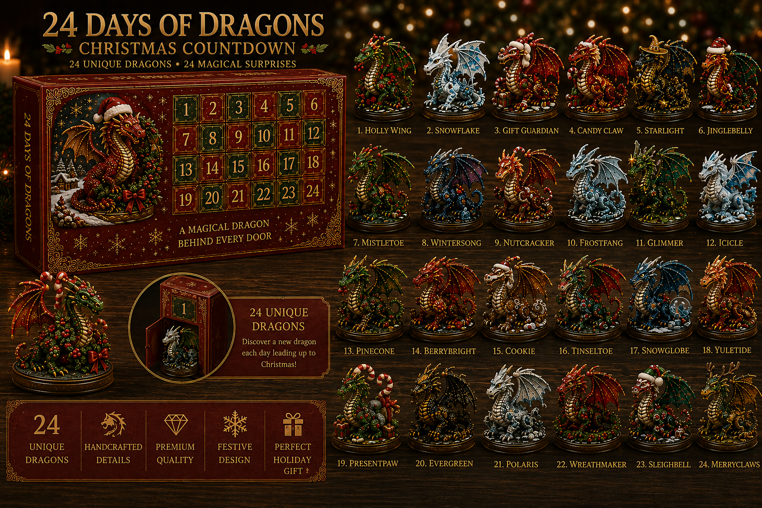 24 Days of Dragons Advent Calendar