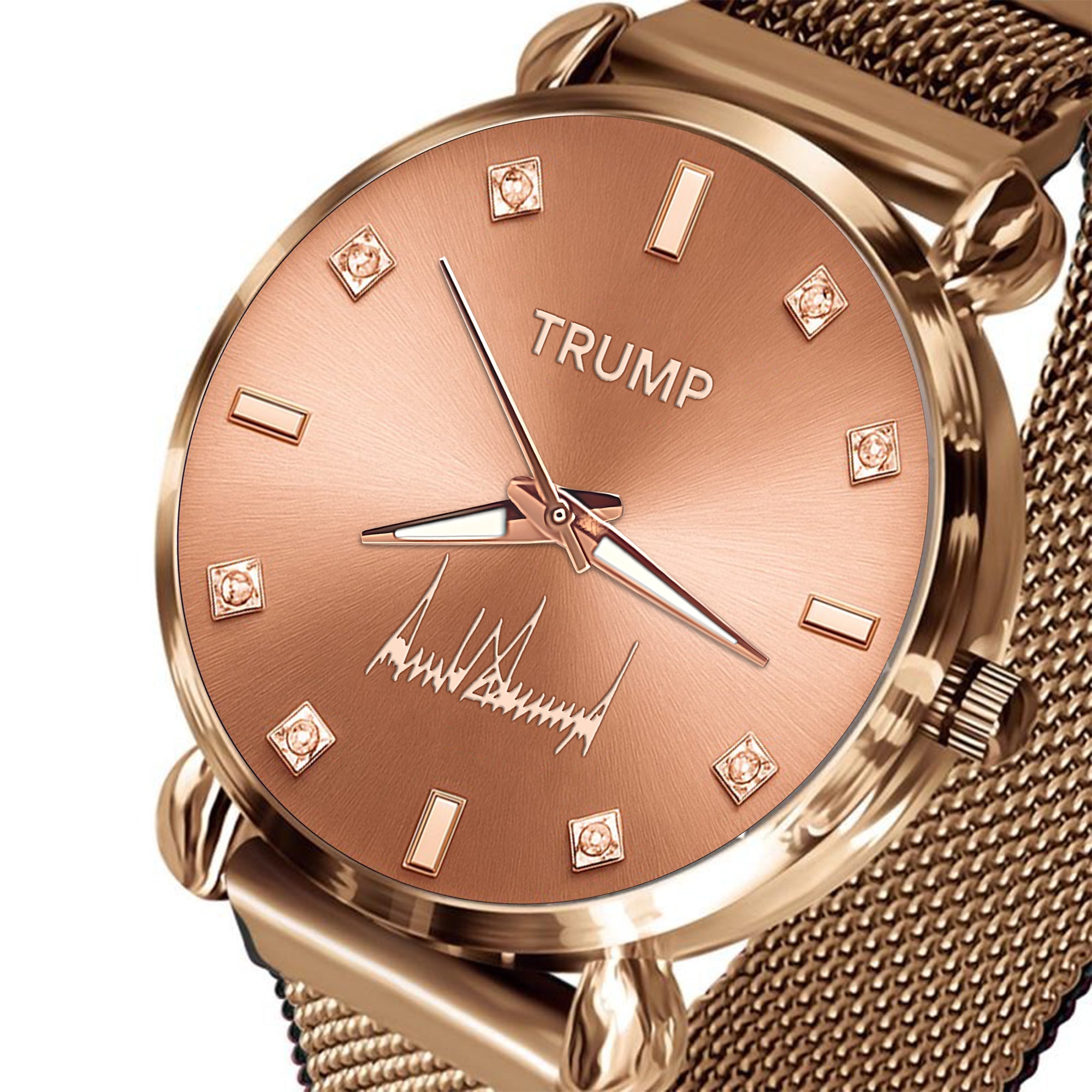 TRUMP  Watch 2026 Luxury Rose Gold – Rose Dial
