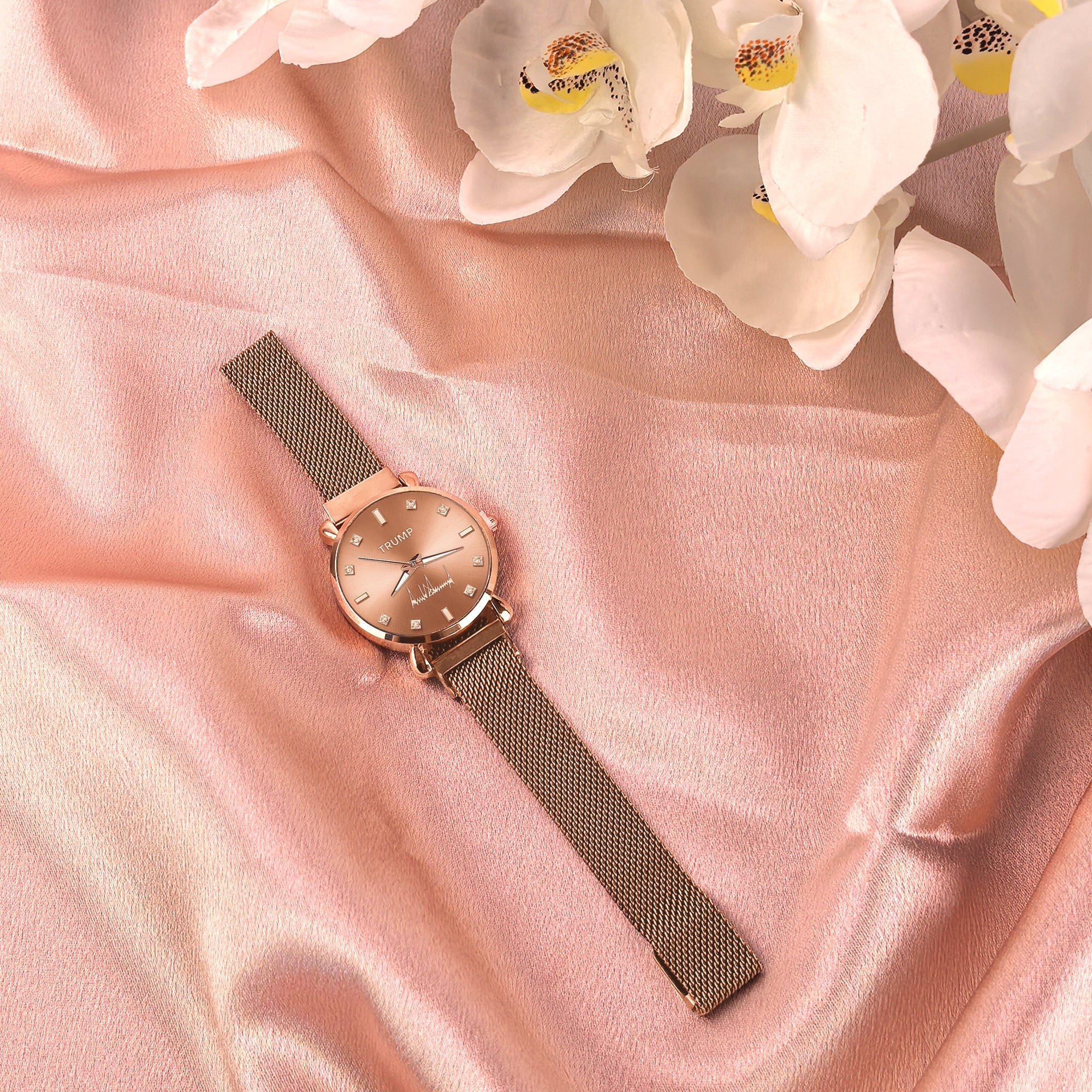 TRUMP  Watch 2026 Luxury Rose Gold – Rose Dial