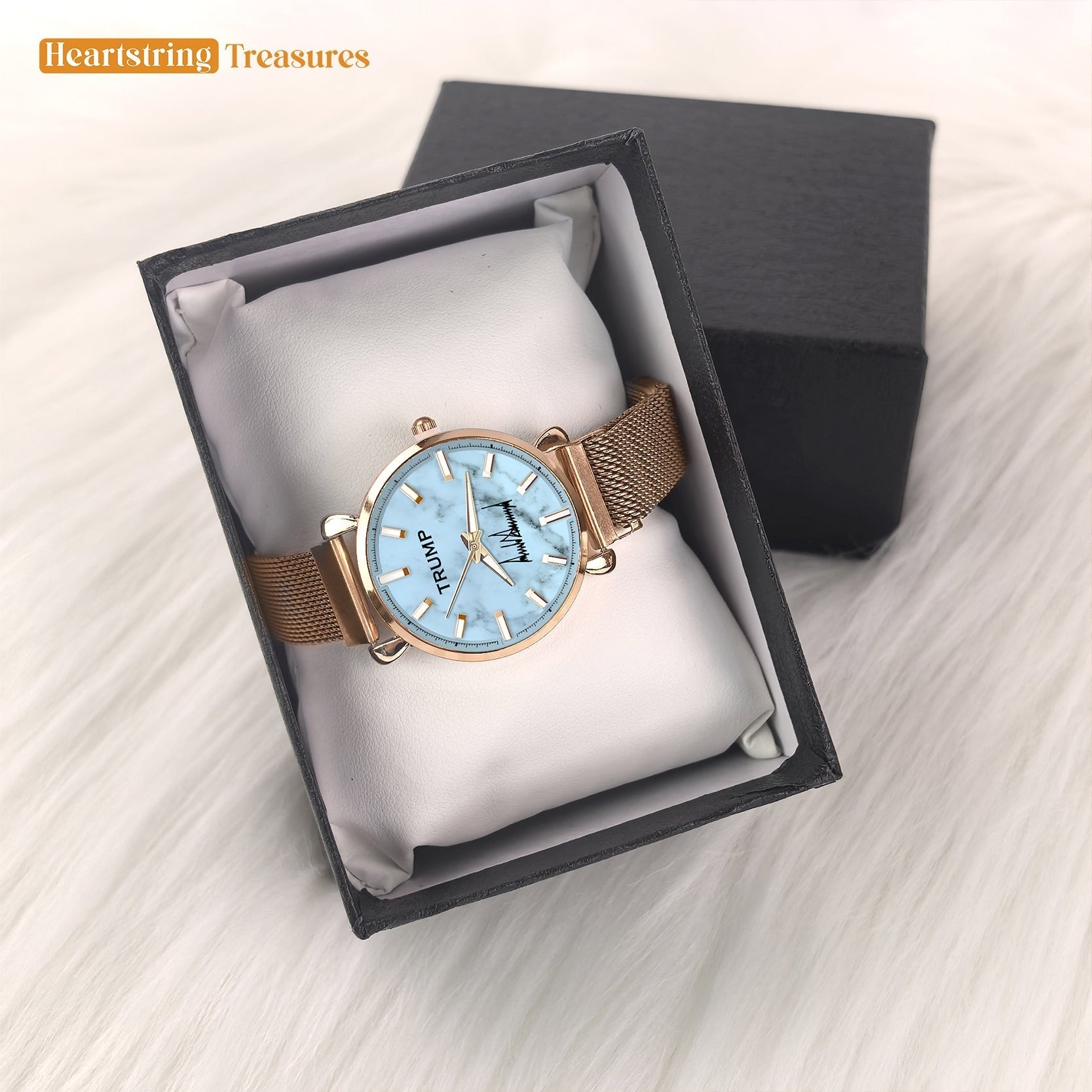 TRUMP Watch 2026 Luxury Gold - Deep Sea Dial - Gift Watch for Women