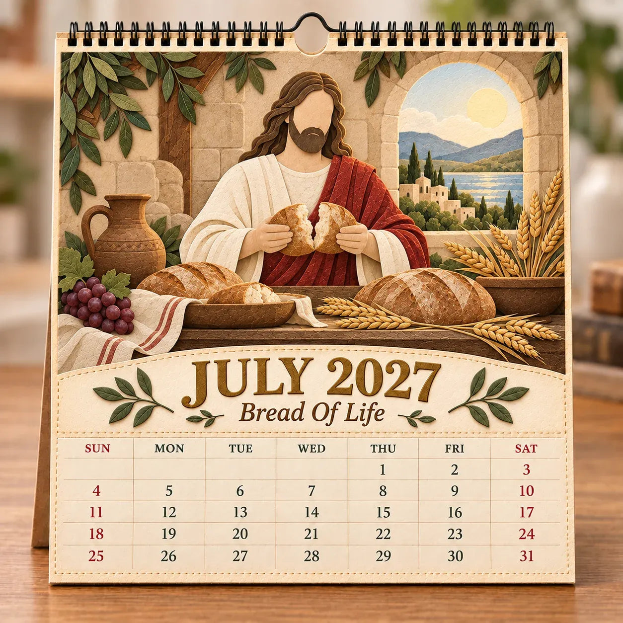 2027 Walking With Jesus Wall Calendar