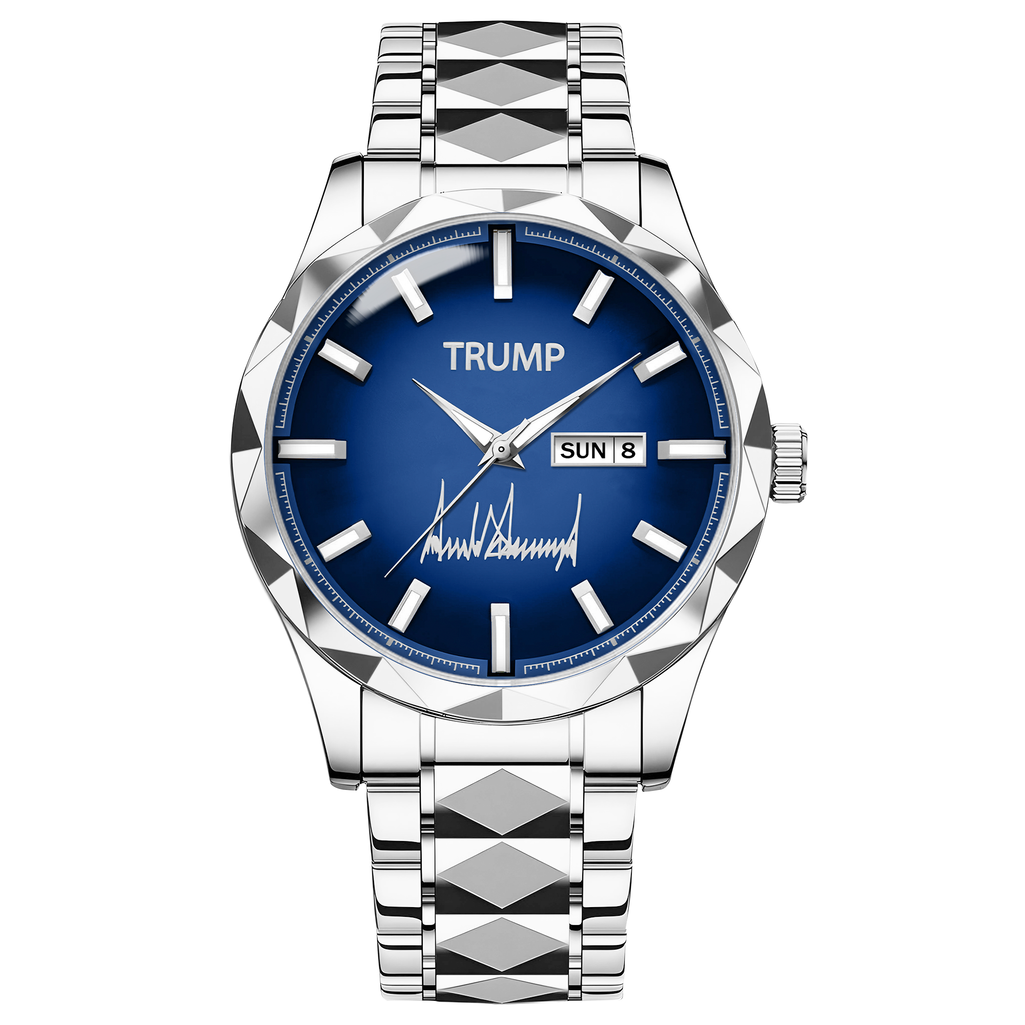 TRUMP Watch 2026 Signature – Bold Patriot Blue Dial – Watch for Men