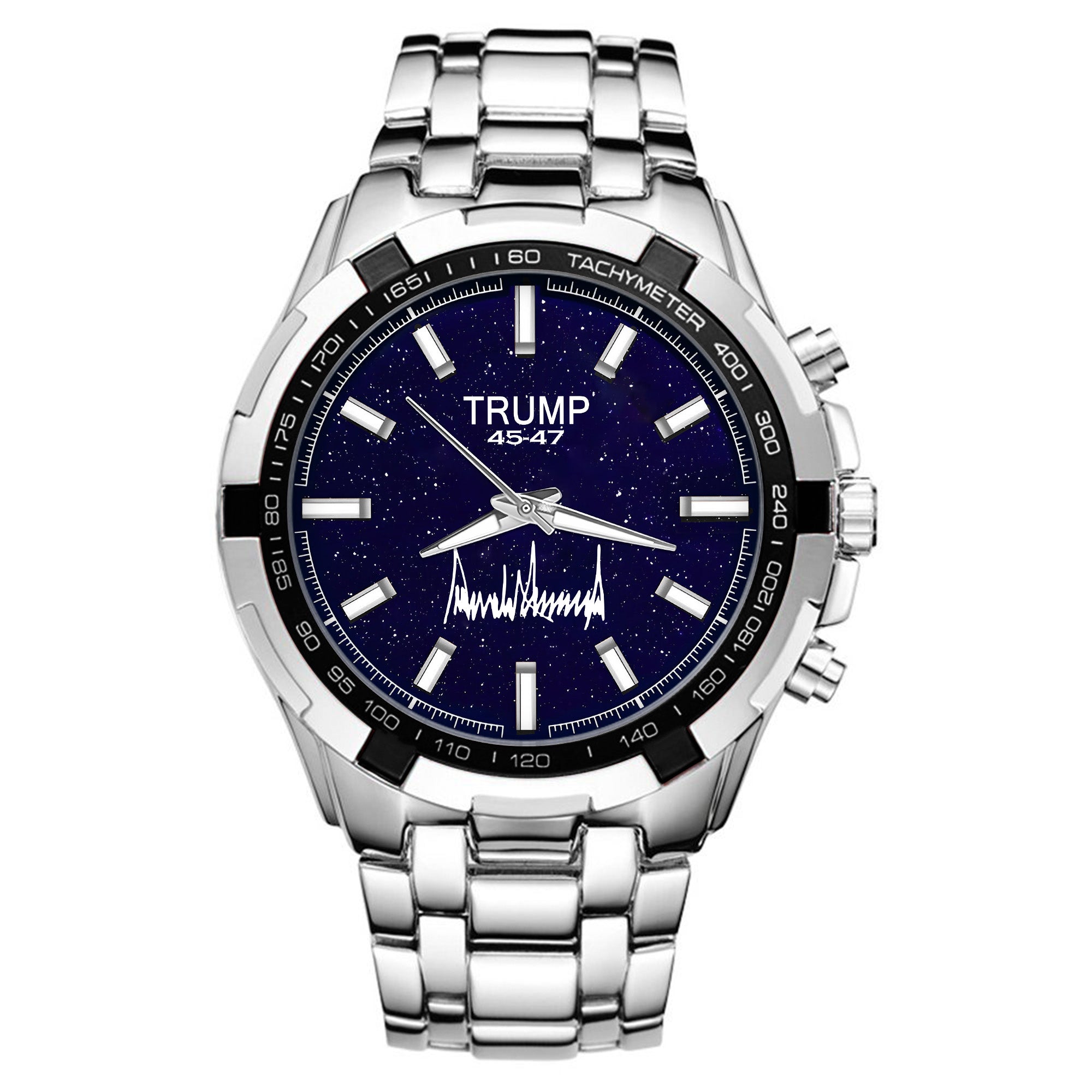 TRUMP Watch 45 - 47 Stainless steel - Midnight Galaxy Dial