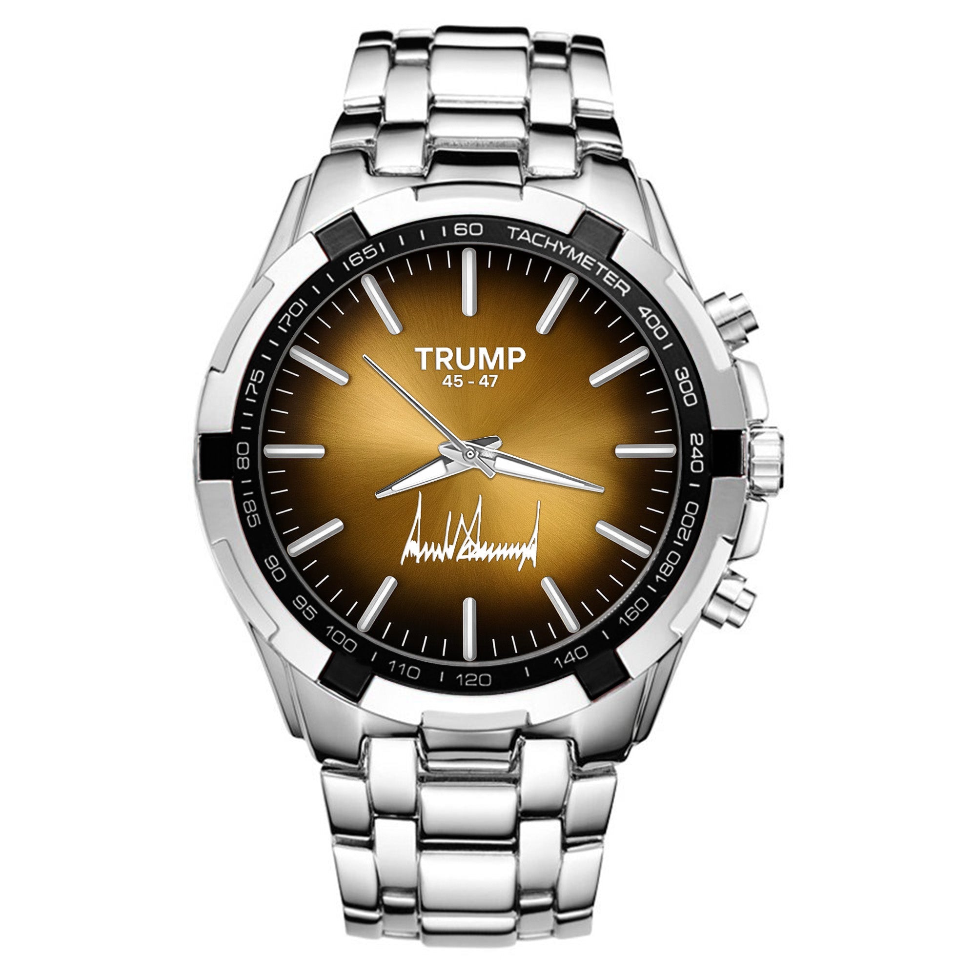 TRUMP Watch 45 - 47 Stainless steel - Bronze Sunburst Dial