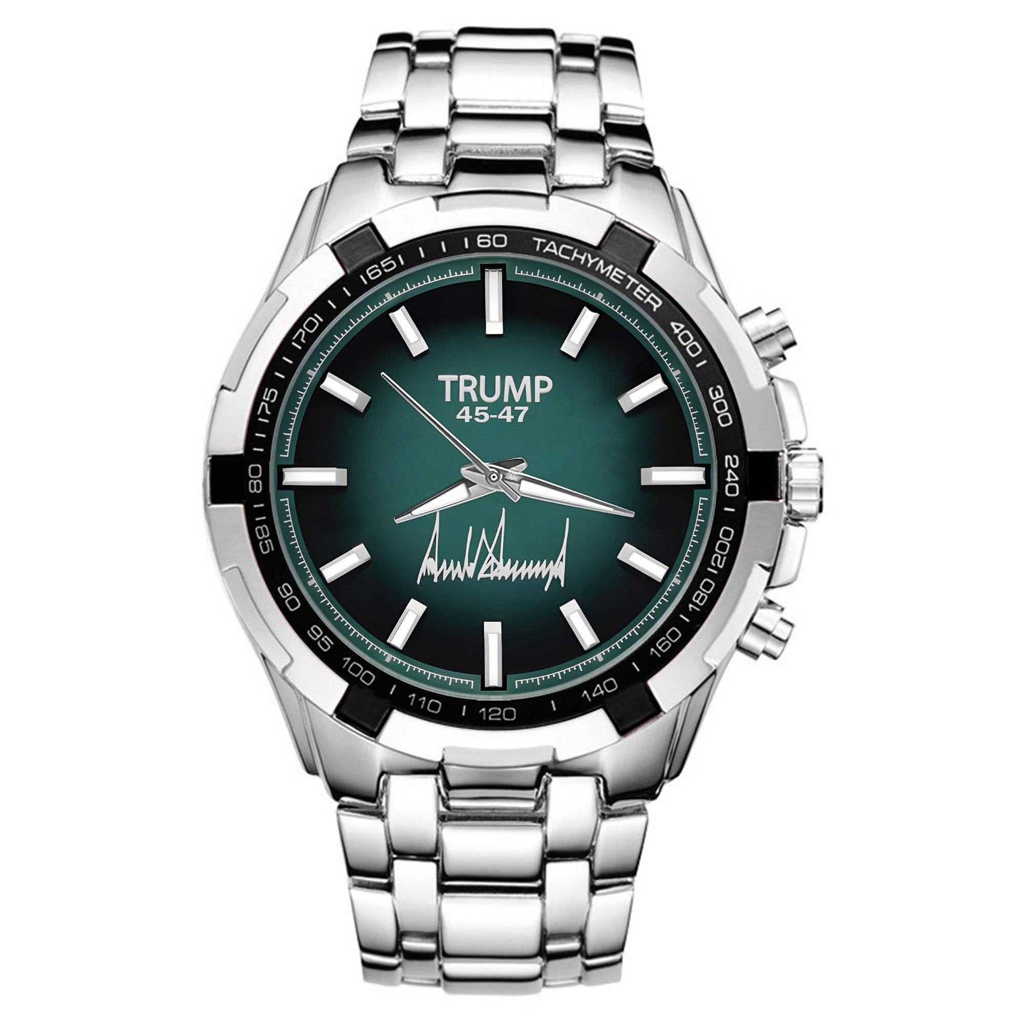 TRUMP Watch 45 - 47 Stainless steel - Emerald Green Dial