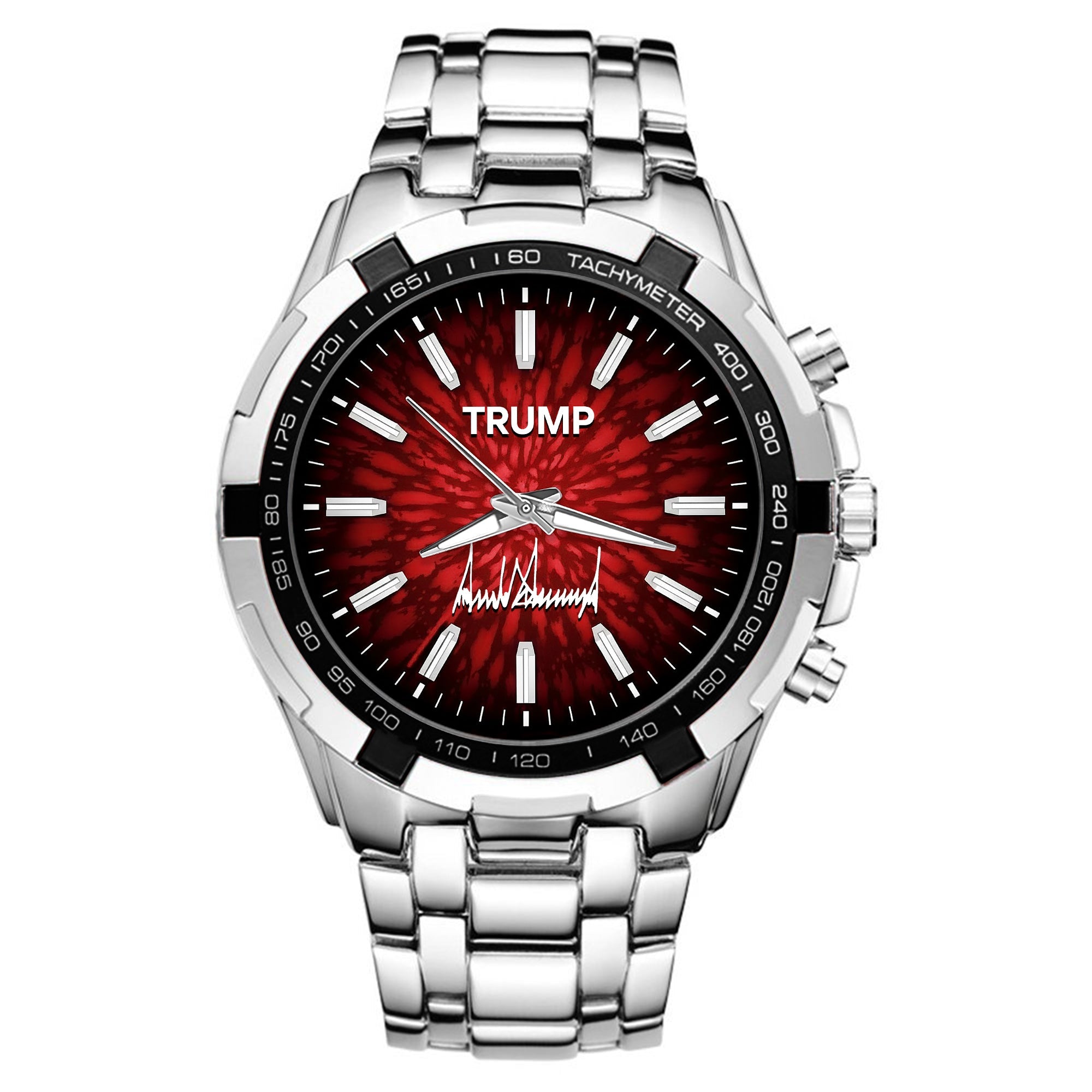 TRUMP Watch Stainless Steel – Scarlet Explosion Dial