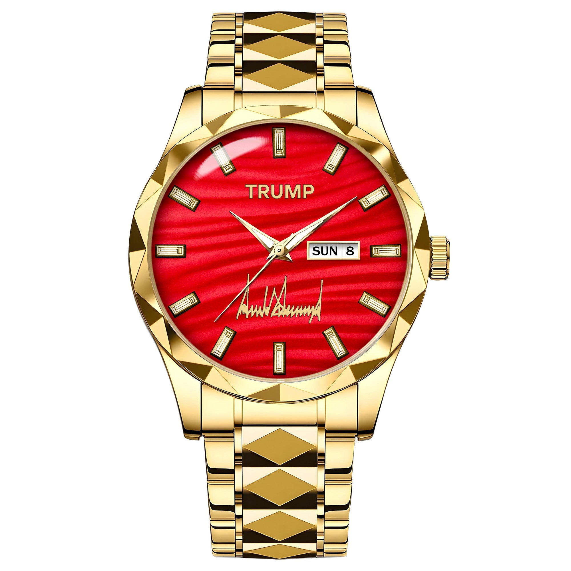 TRUMP Watch 2026 Premium Gold – Imperial Red Dial