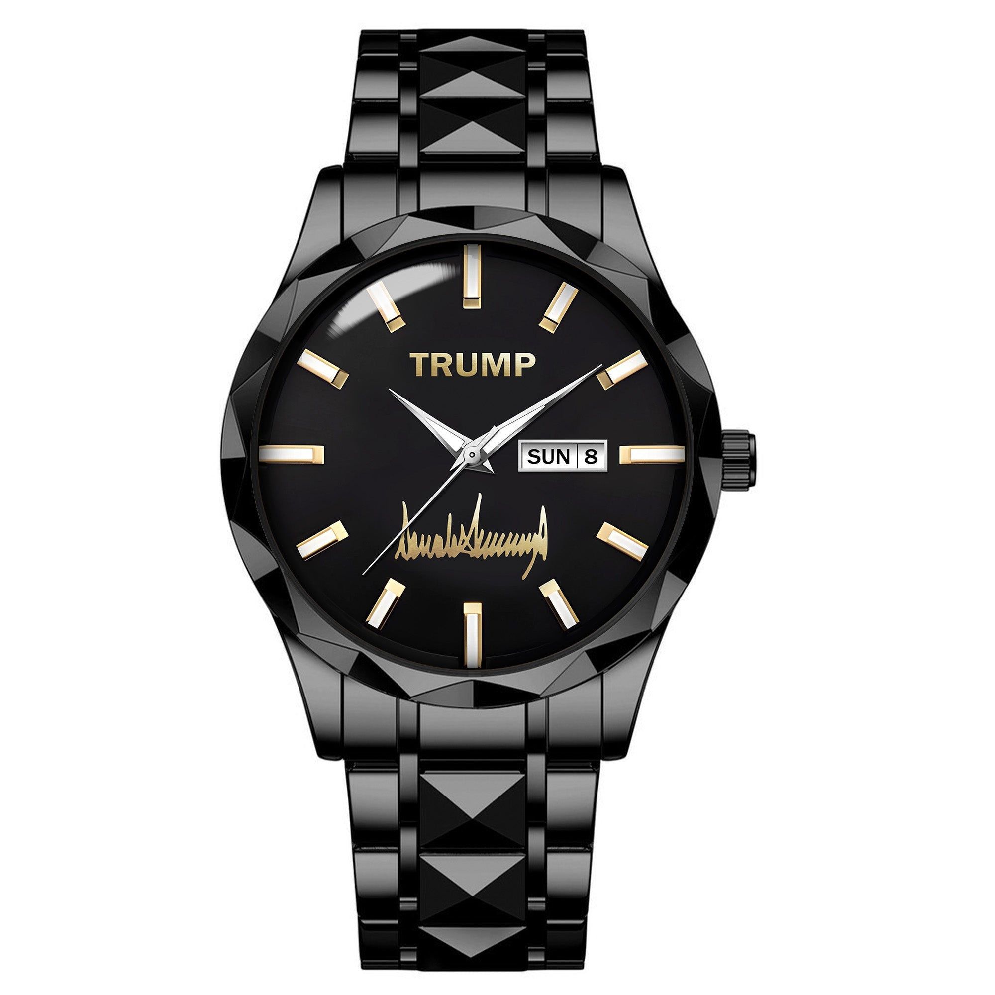 TRUMP Watch 2026 Luxury Black – Signature Gold Dial