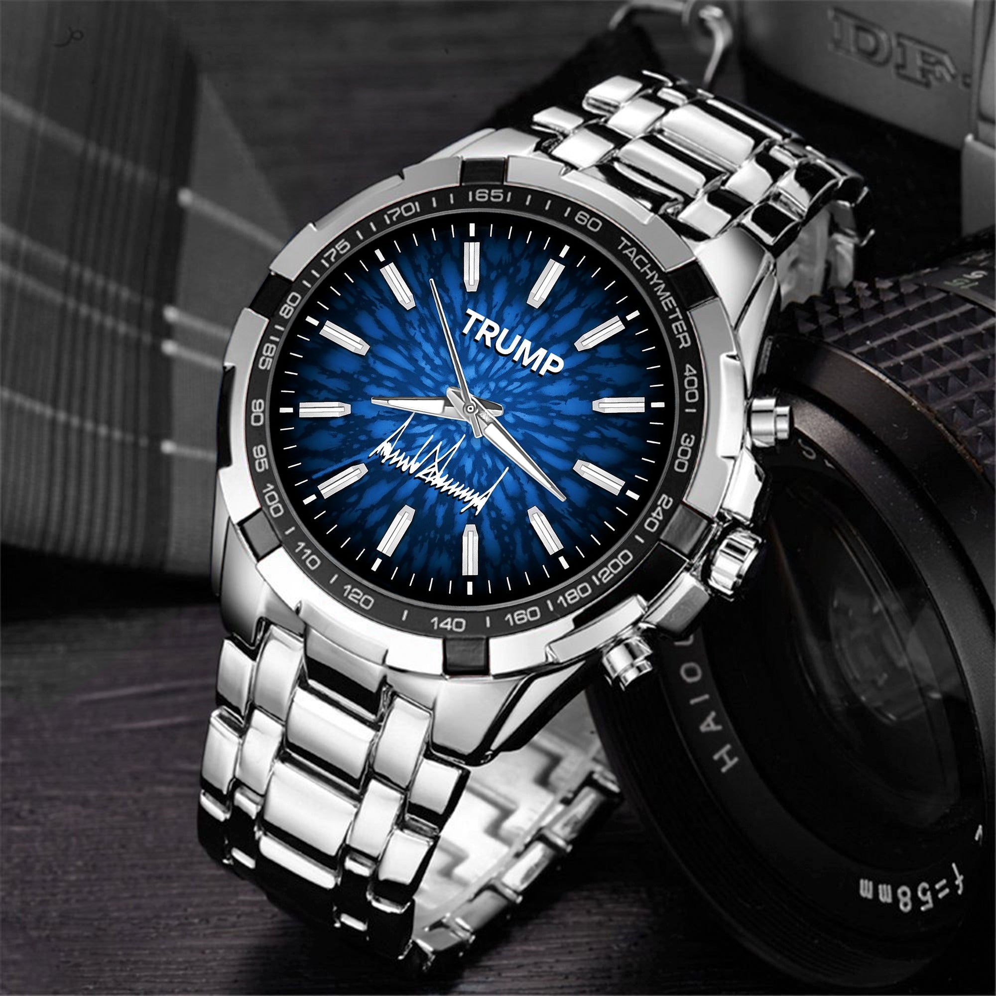 TRUMP Watch Stainless Steel – Blue Radiance Dial