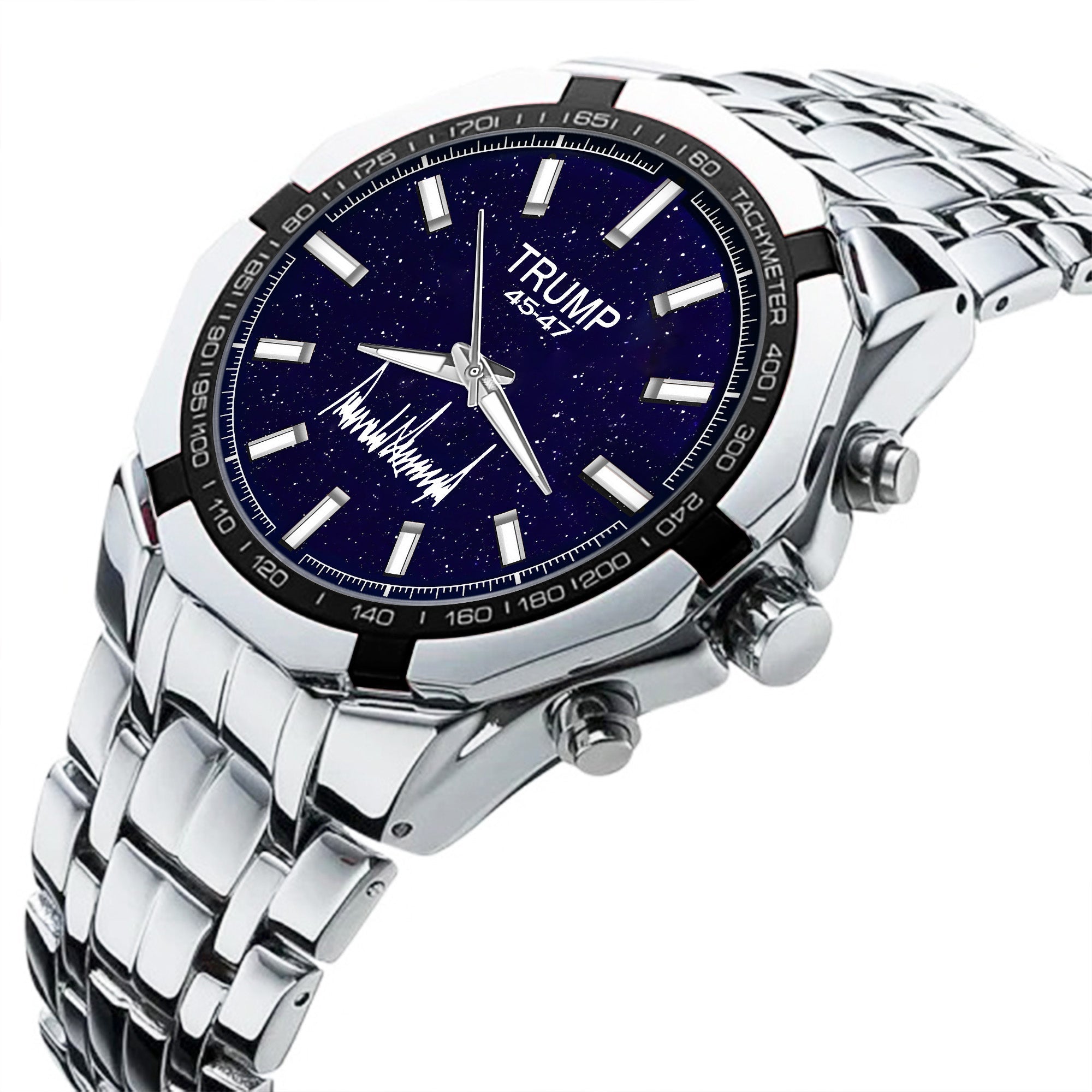 TRUMP Watch 45 - 47 Stainless steel - Midnight Galaxy Dial