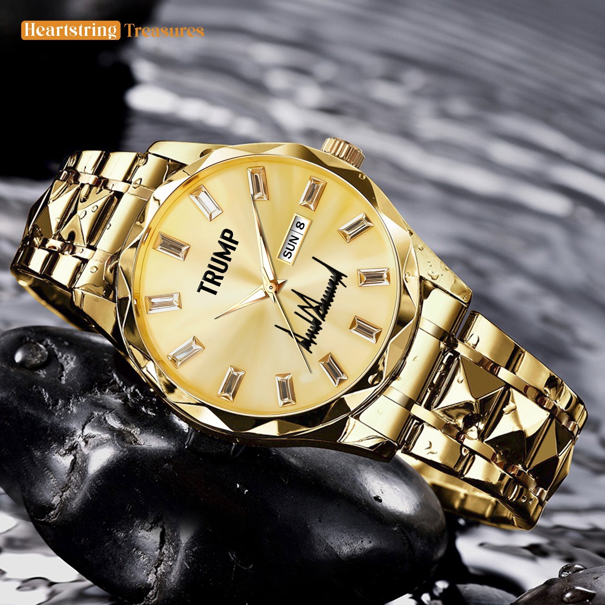 TRUMP Watch 2026 Luxury Gold - Champagne Gold Dial