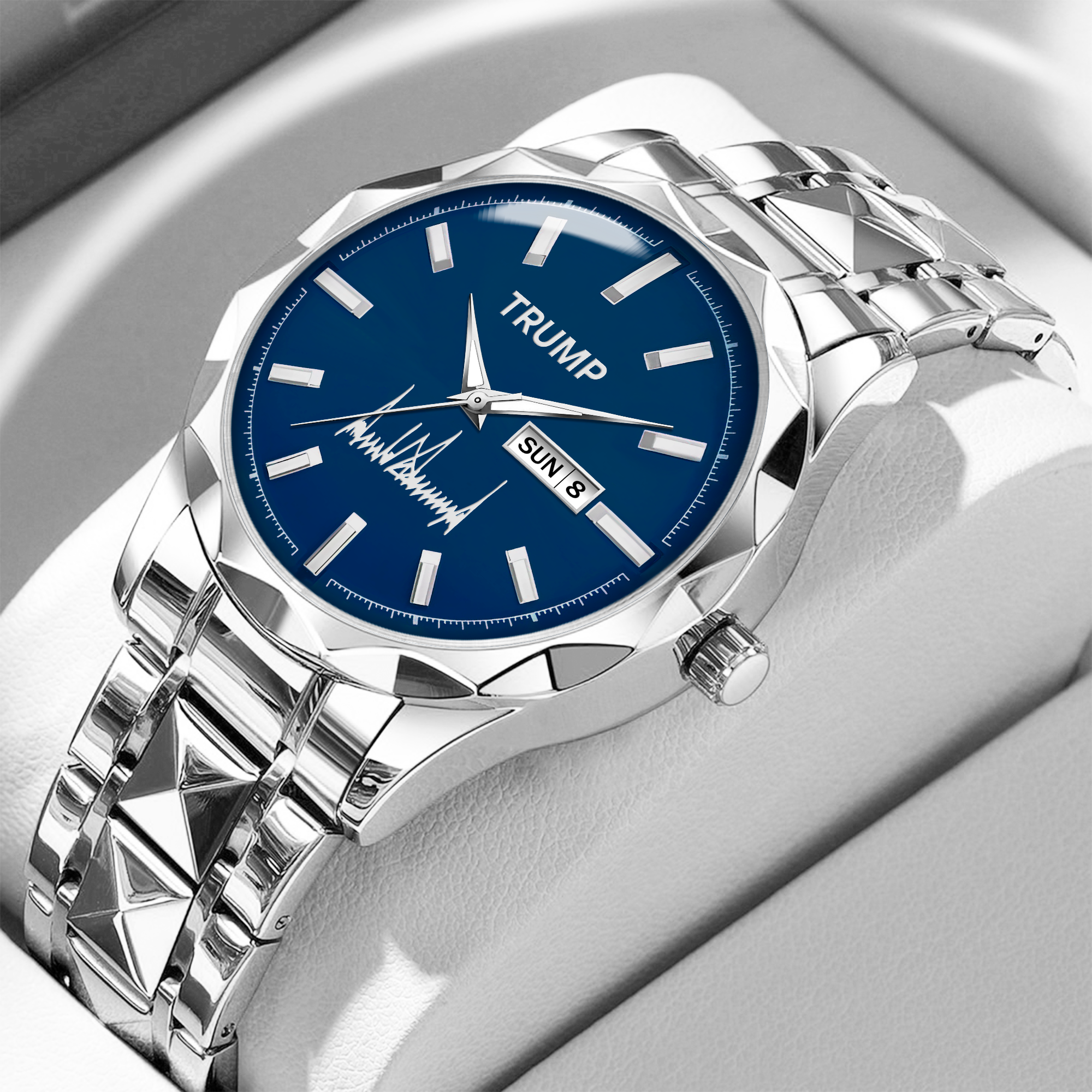 TRUMP Watch 2026 – Legacy Blue Sunburst Dial – Watch for Men