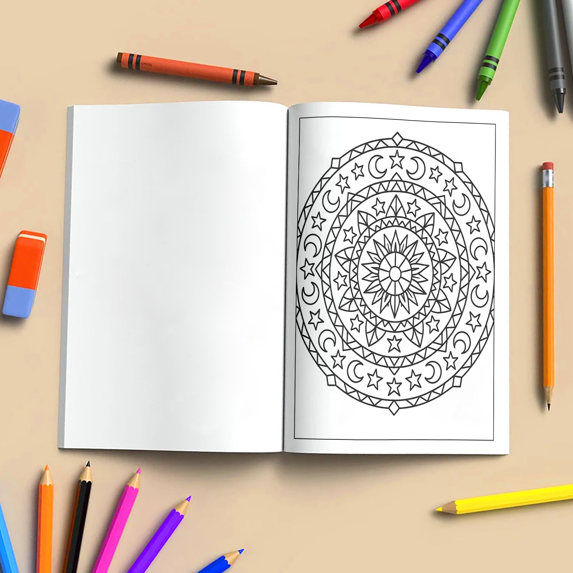 Geometric Labyrinth Mandalas Coloring Pages – 48 Bold Maze-Inspired Designs for Adults