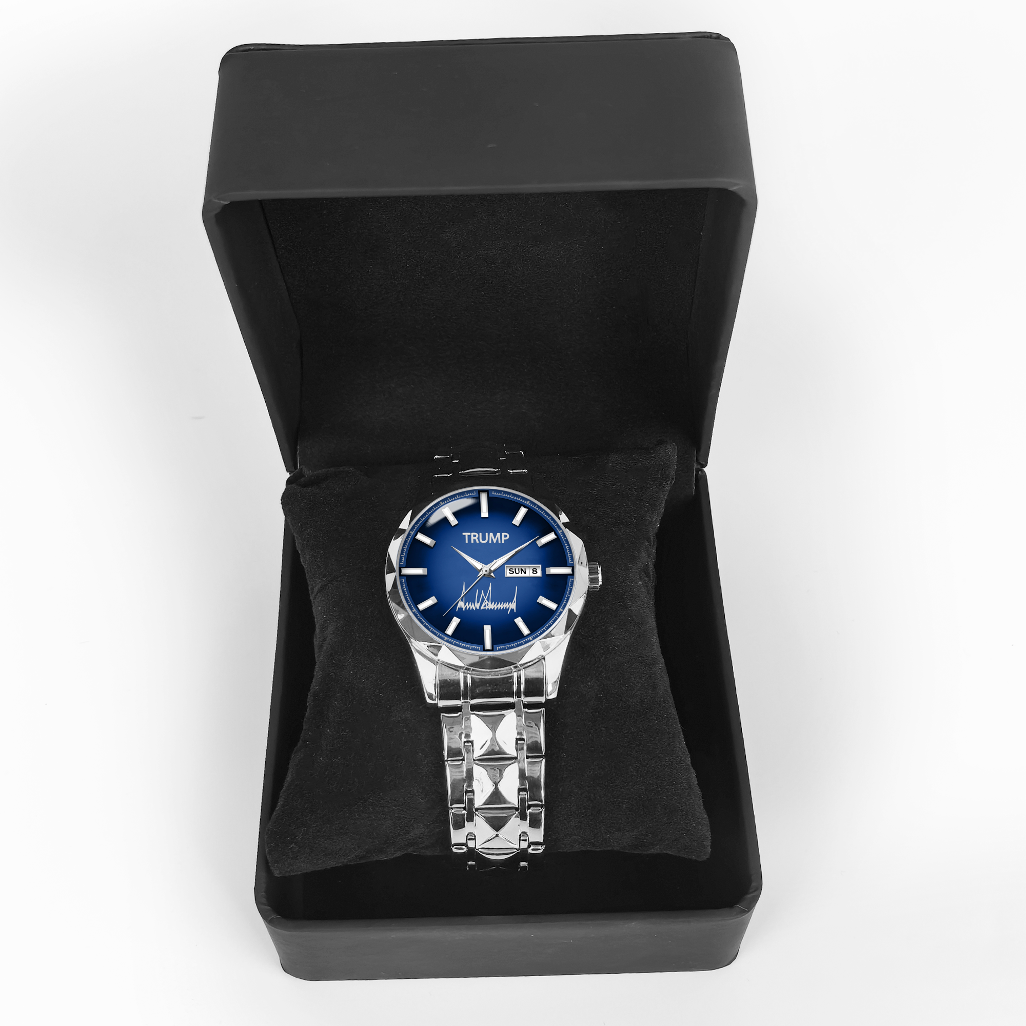 TRUMP Watch 2026 Signature – Bold Patriot Blue Dial – Watch for Men