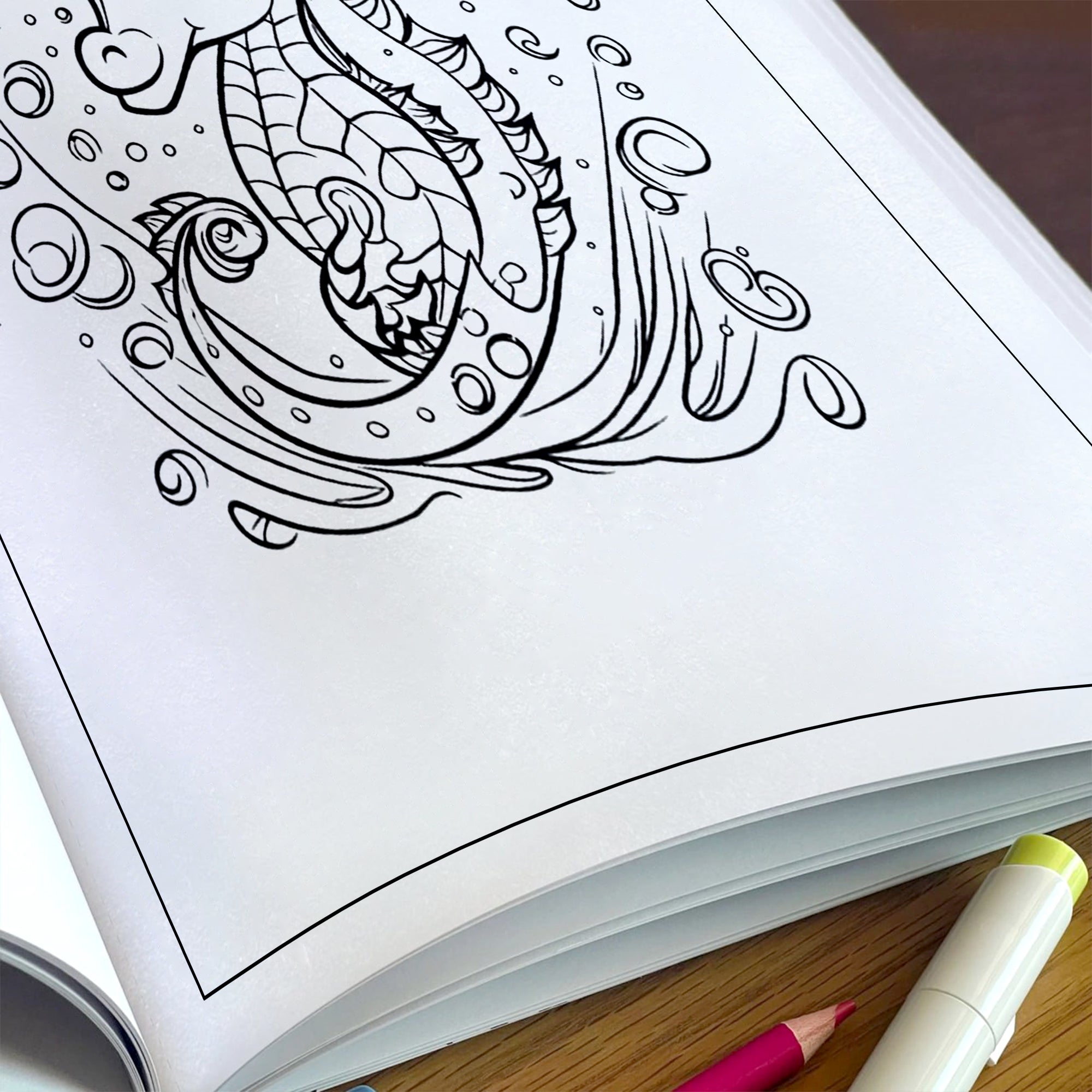 Ocean Friends of Hawaii Coloring Pages – 48 Fun Sea Life Designs for Kids