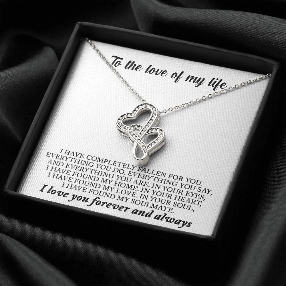 Found My Soulmate Double Hearts Necklace