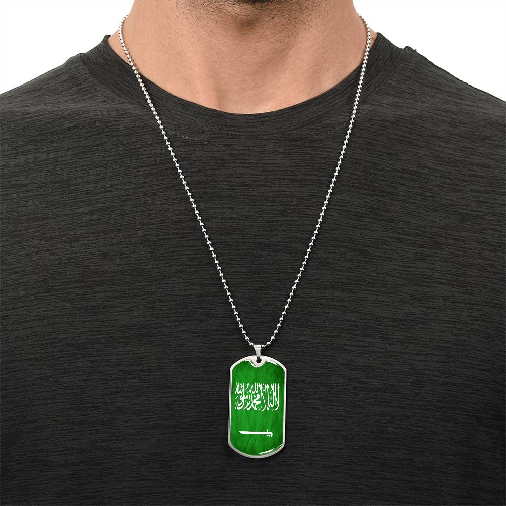 Love My Land - Army Tag Necklace, Dog Tag Necklace