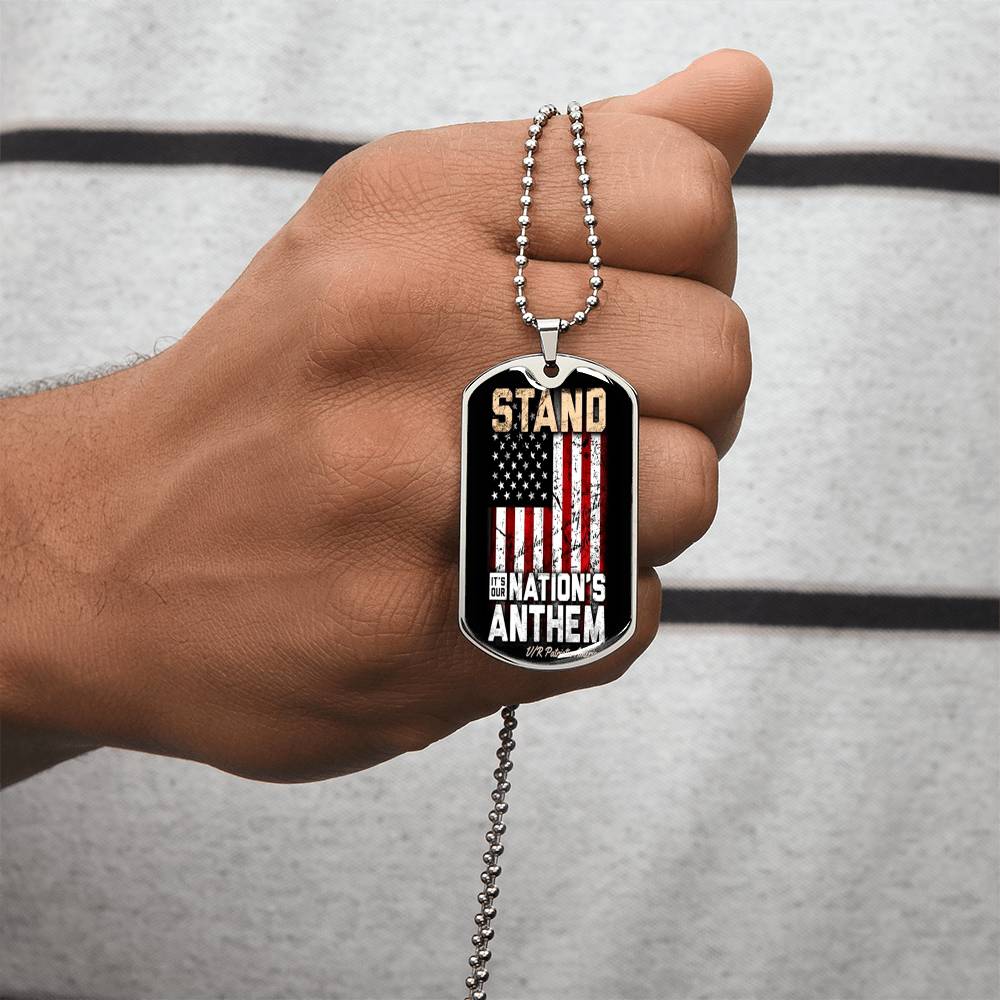 National Anthem 🇺🇸 - Army Tag Necklace, Dog Tag Necklace