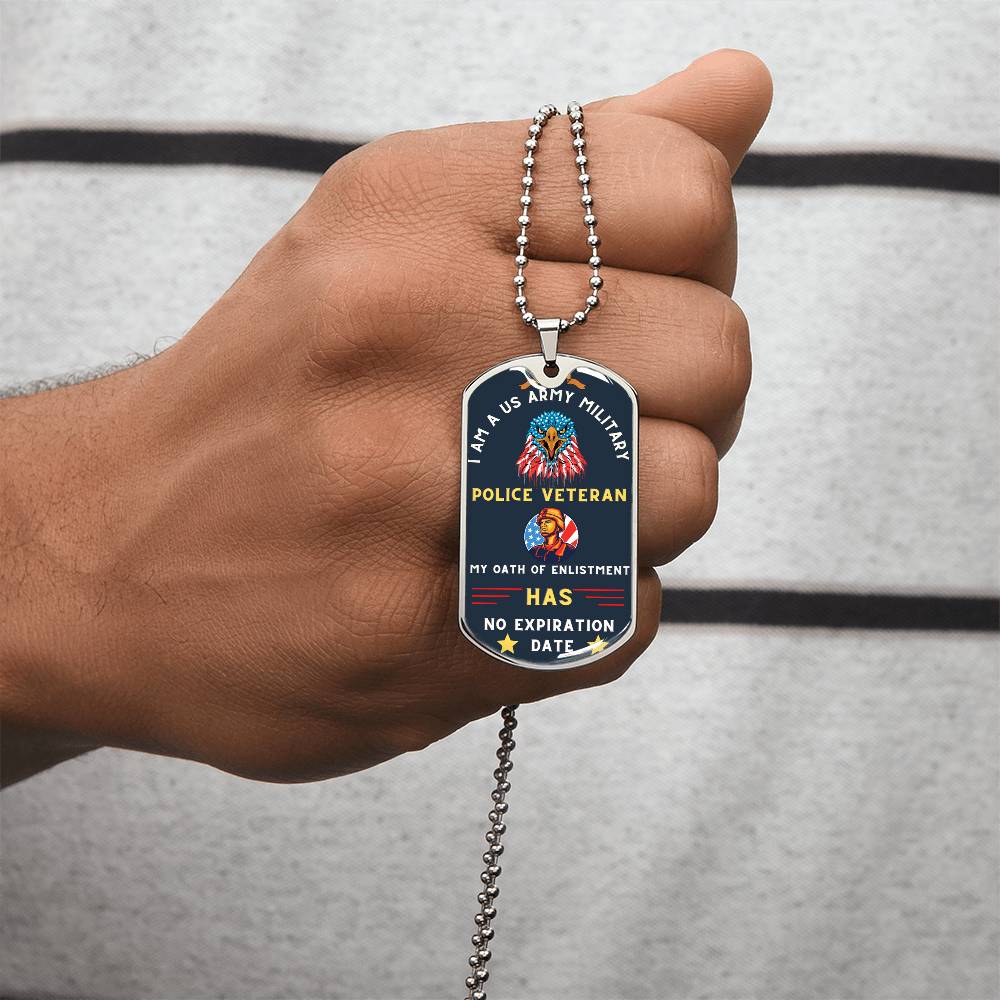 Military Police S Dog Tag - Army Tag Necklace, Dog Tag Necklace