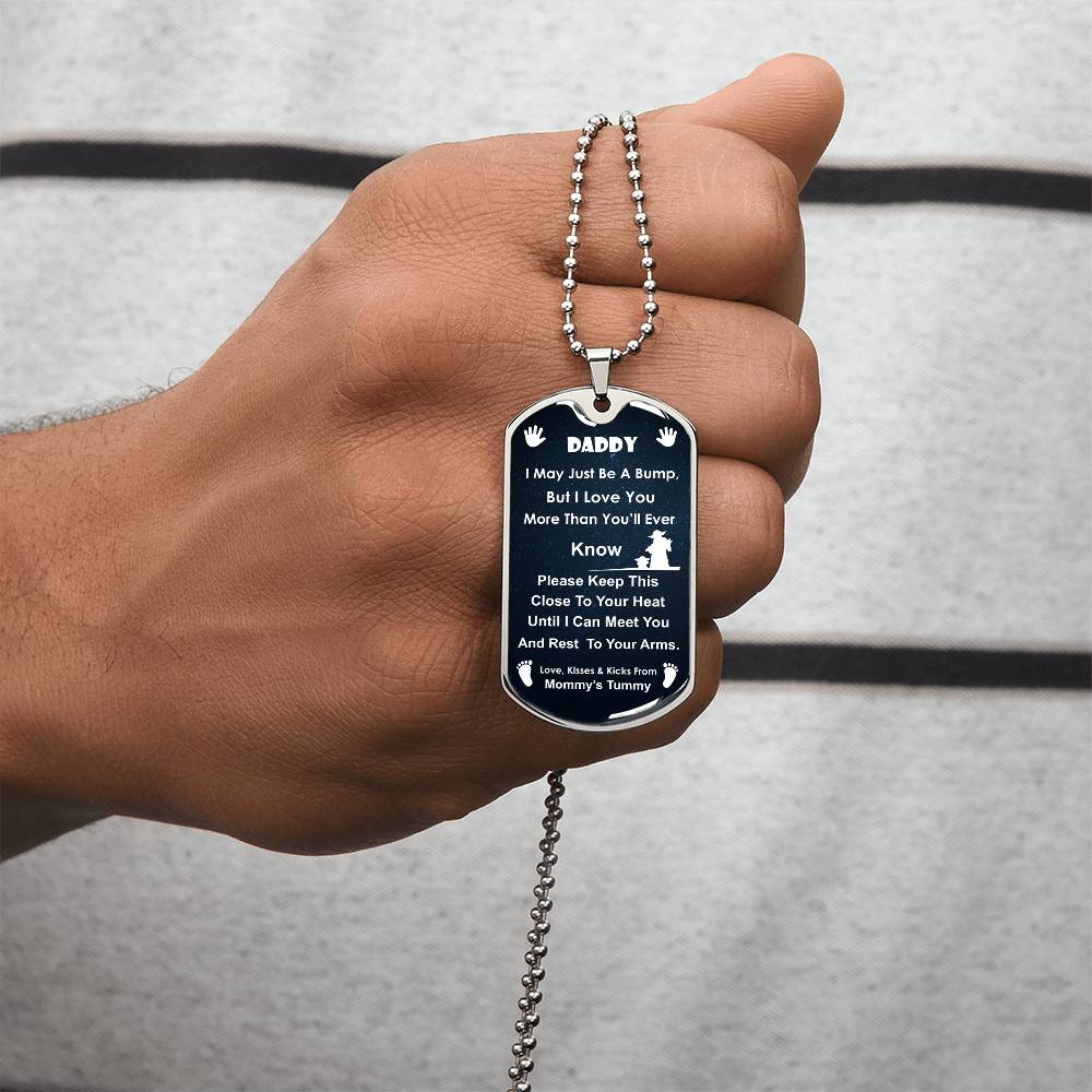 The Child Coffee Funny - Army Tag Necklace, Dog Tag Necklace