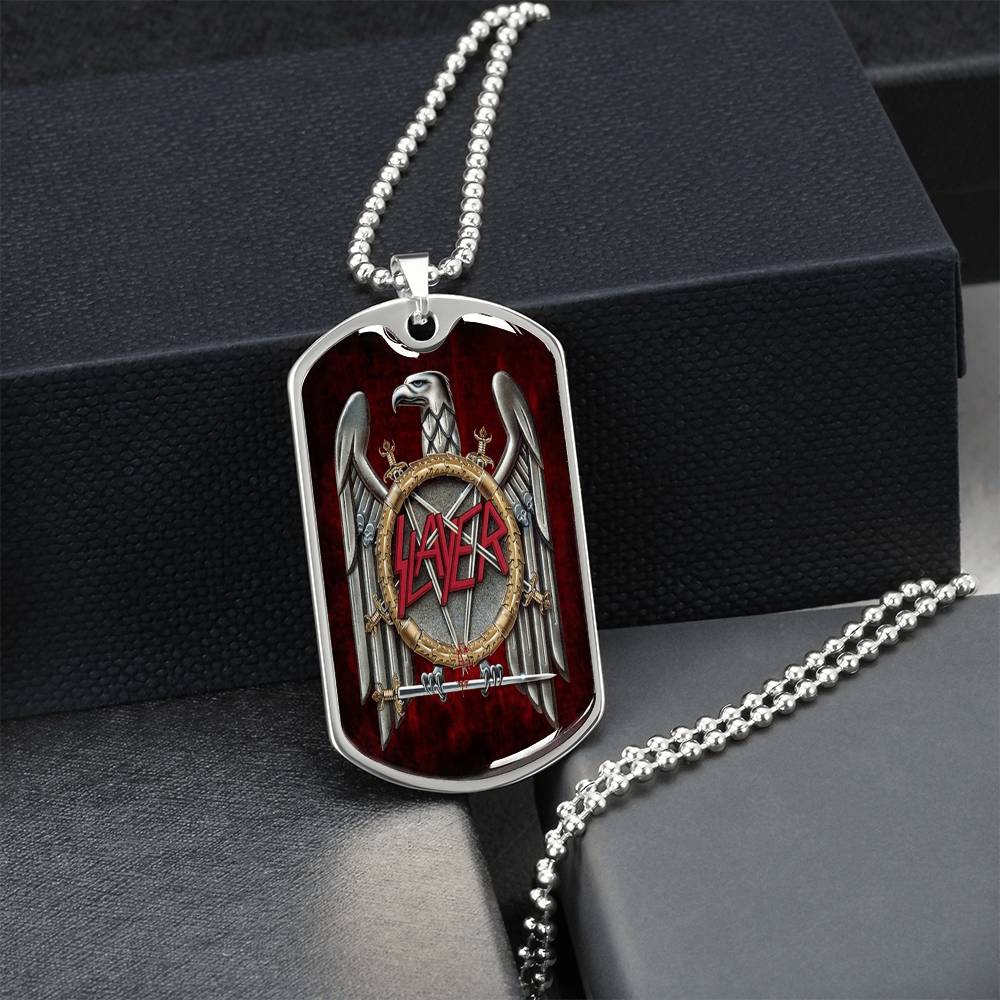 Slayer Chain - Army Tag Necklace, Dog Tag Necklace