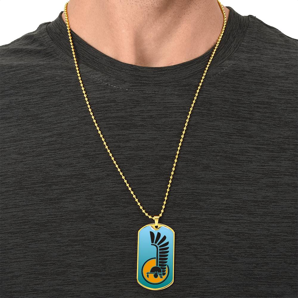 Gorgeous Dog Tag For Polish First Armoured Division - Army Tag Necklace, Dog Tag Necklace