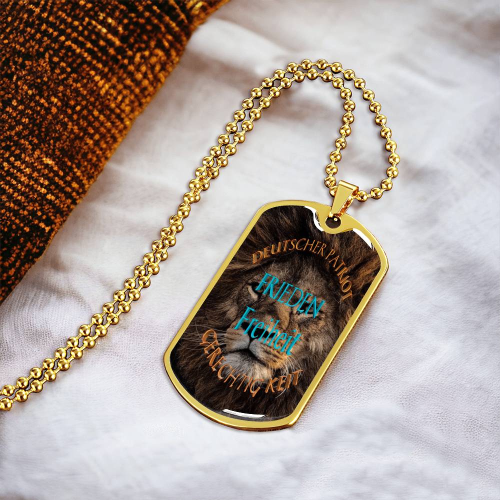 German Patriots - Army Tag Necklace, Dog Tag Necklace