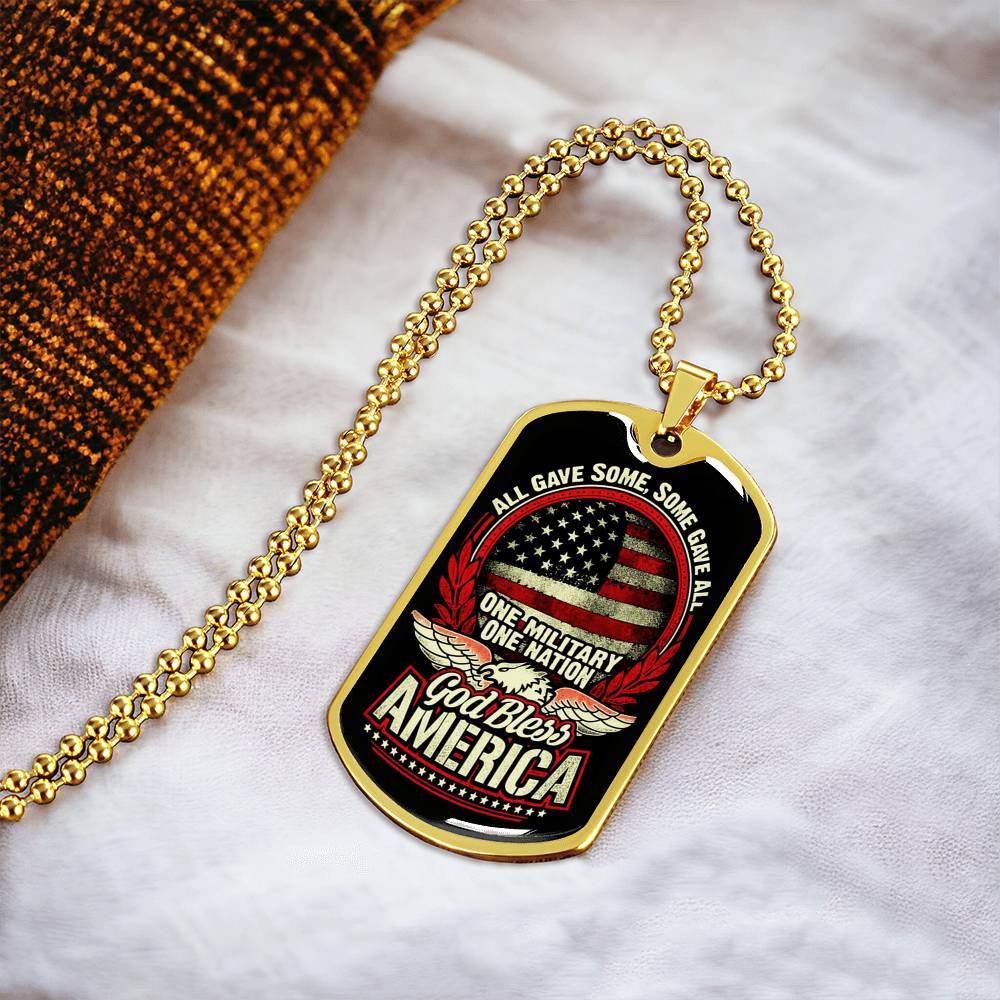 U.S Army Military Gift Engraved Dog Tag Veteran Gifts For Grandpa Independence Day Veteran Gift For Dad Veteran Jewelry - Army Tag Necklace, Dog Tag Necklace
