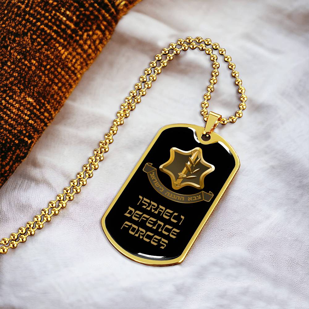Idf Luxury Dog Tag Necklace - Army Tag Necklace, Dog Tag Necklace