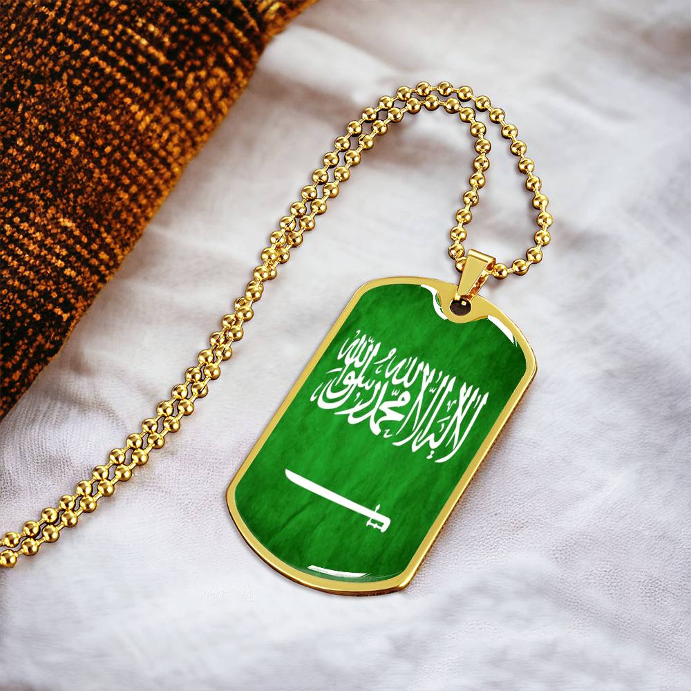 Love My Land - Army Tag Necklace, Dog Tag Necklace