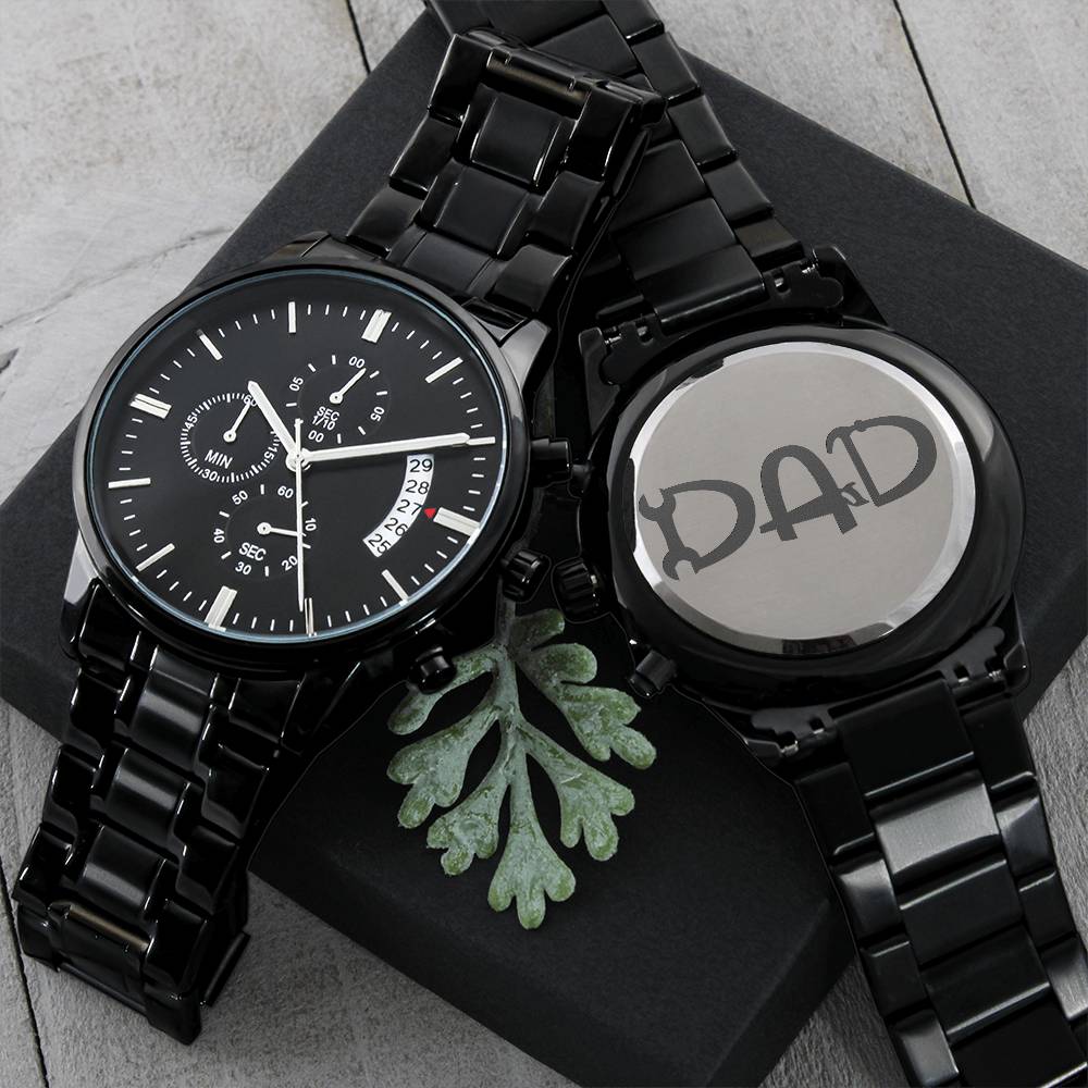 Dad Tools Watch Engraving Chronograph Watch