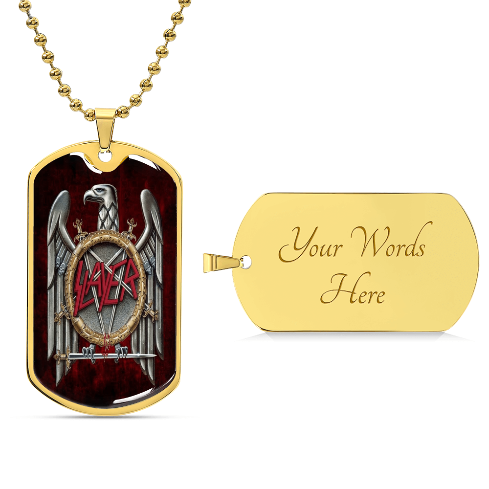 Slayer Chain - Army Tag Necklace, Dog Tag Necklace