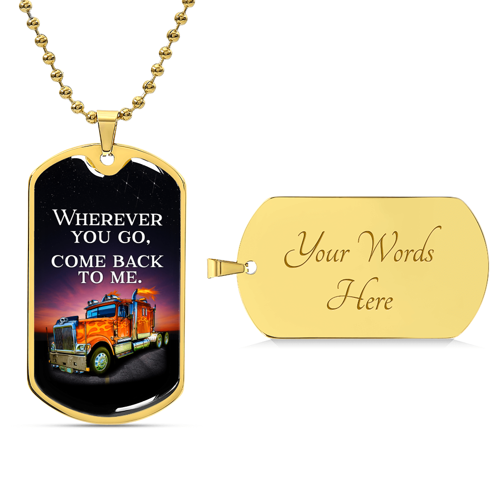 Dog Tag Necklace - Firefighter Prayer, Birthday First Responder Fire Man Fireman Hero Thin Red Line Christian Jewelry Gift - Army Tag Necklace, Dog Tag Necklace