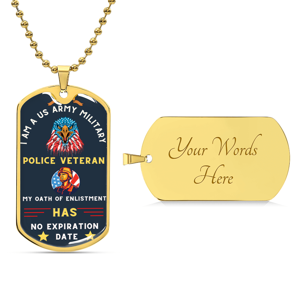 Military Police S Dog Tag - Army Tag Necklace, Dog Tag Necklace