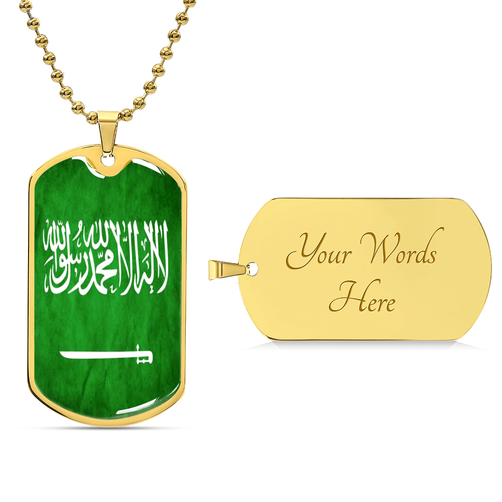 Love My Land - Army Tag Necklace, Dog Tag Necklace