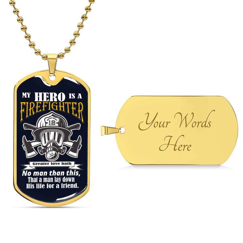 Happy Fathers Day Dog Tag Design - Army Tag Necklace, Dog Tag Necklace