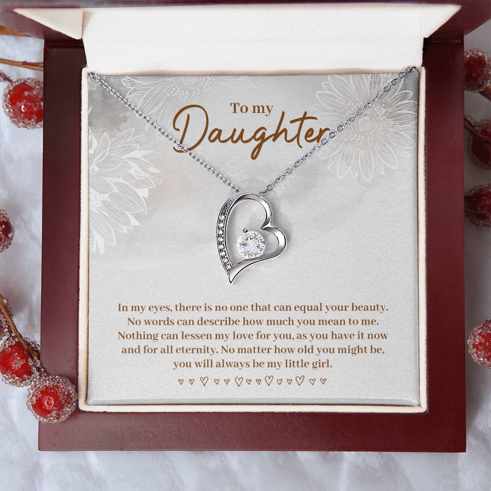 To My Daughter Daughters Birthday Unique Grown Up Daughter Daughter Birthday Gift Daughter Jewelry Daughter Necklace Daughter Gift Necklace Gift For Forever Love Necklace