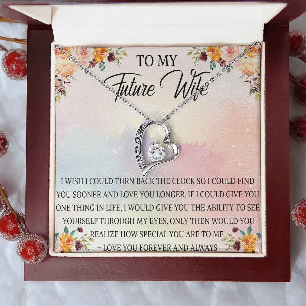 Future Wife Necklace To My Future Wife Future Wife Birthday Gift Girlfriend Necklace Girlfriend Necklace Gifts 1 Forever Love Necklace