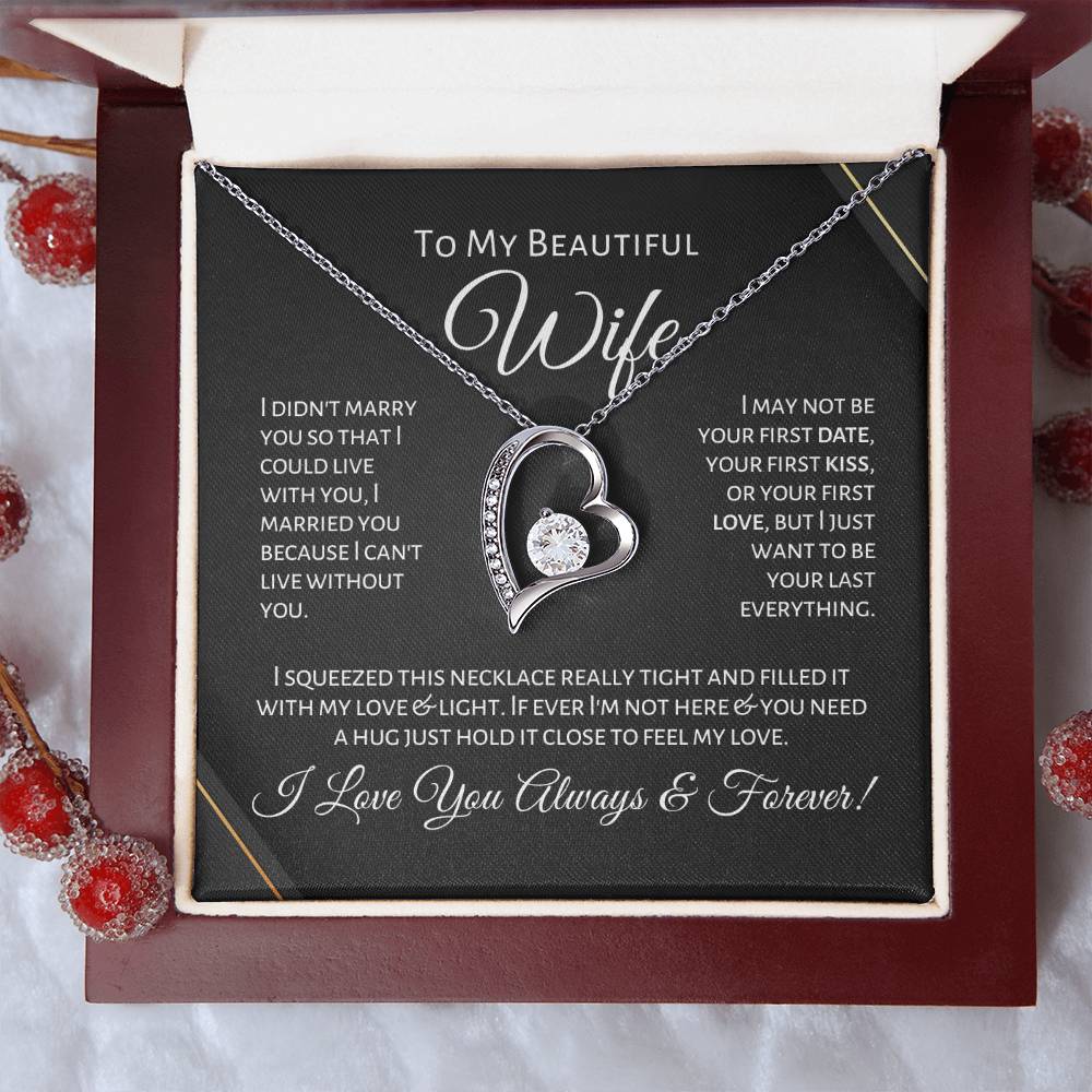 To My Beautiful Soulmate - Love & Light - P1C Forever Love Necklace