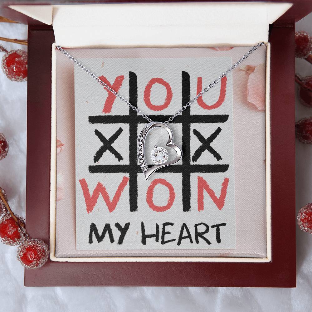 Xoxo Won My Heart Forever Love Necklace