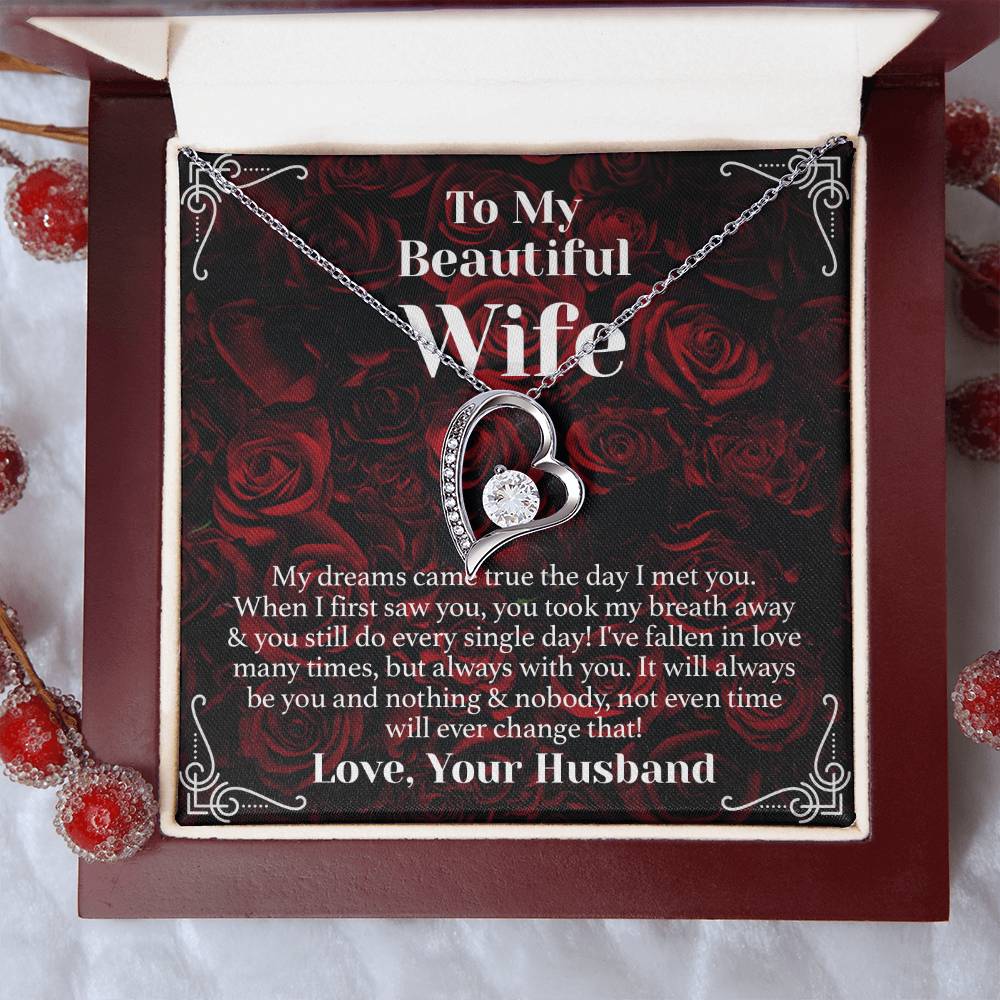 Wife Dream Come True Forever Love Necklace Forever Love Necklace