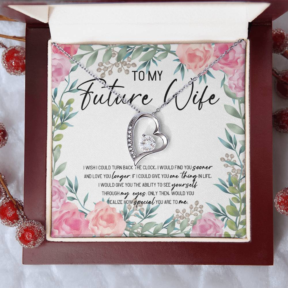 My Future Wife Necklace Gift To My Wife Necklace Customize Future Wife Necklace Necklace For Wife Necklace Gift For Wifewife Forever Love Necklace