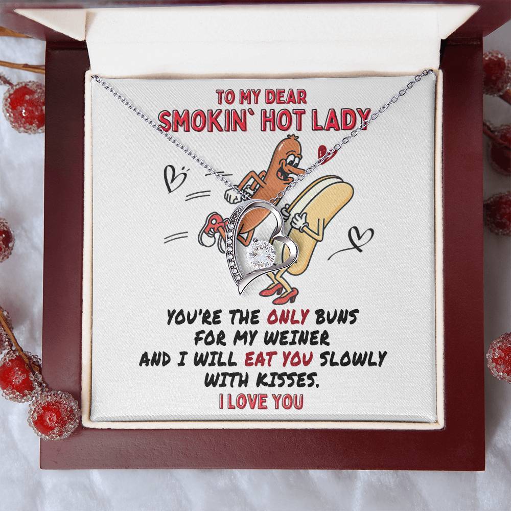 To My Buns I Will Eat You Forever Love Necklace