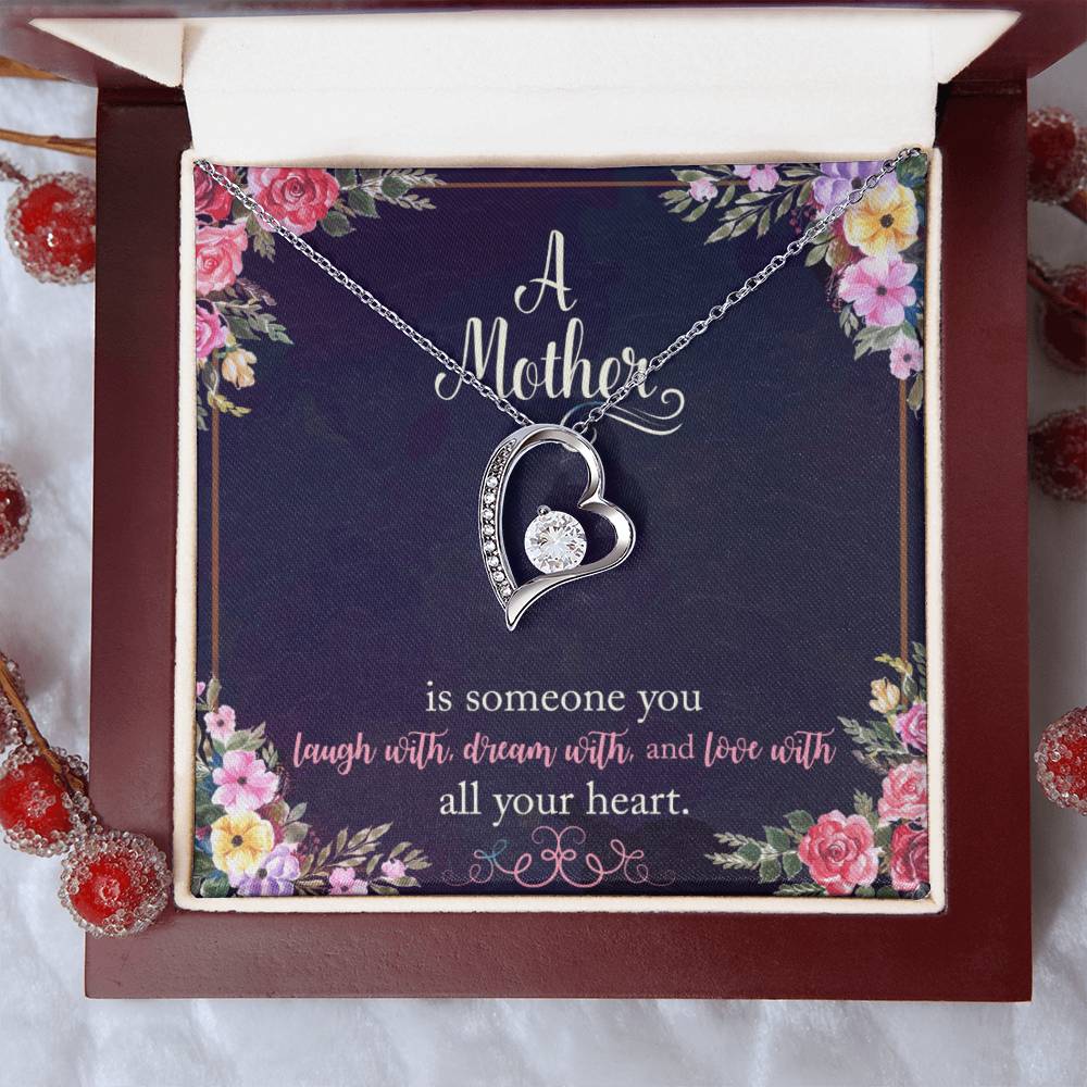 Love Mom Forever Love Necklace