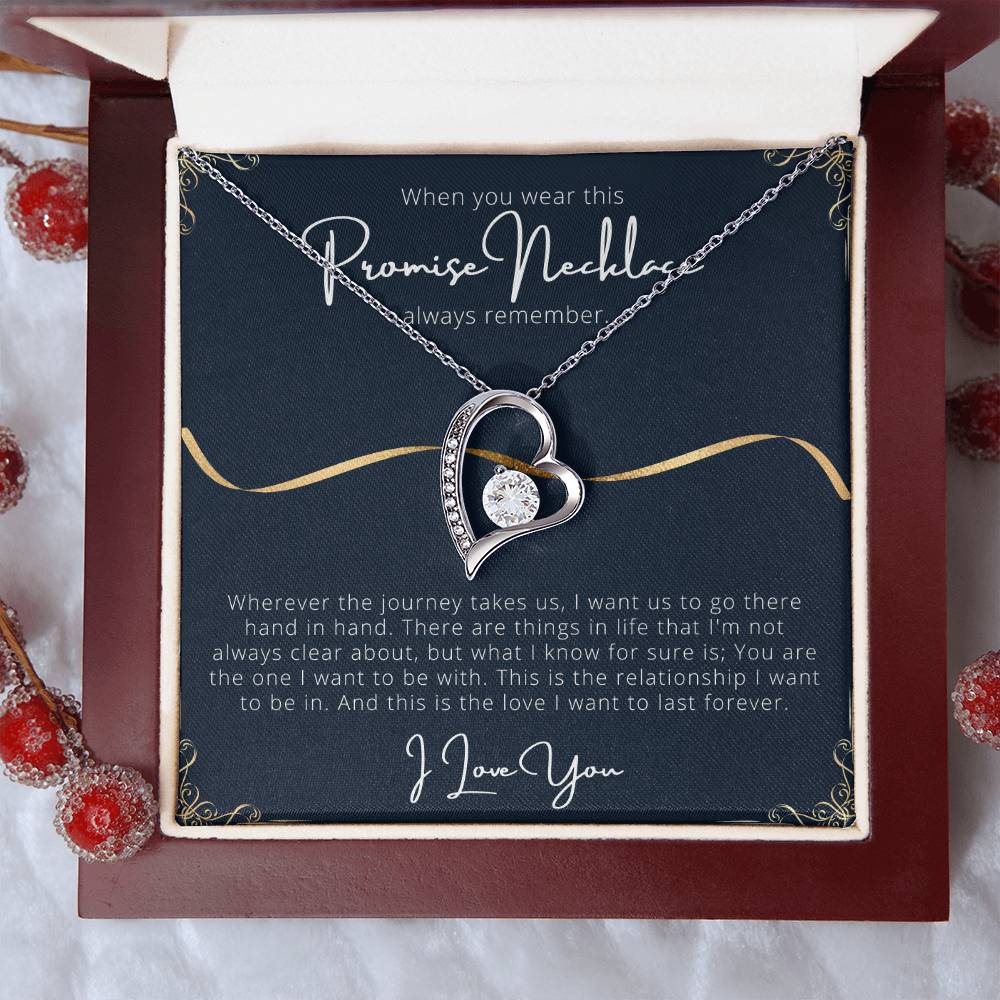 Promise Necklace Forever Love Necklace