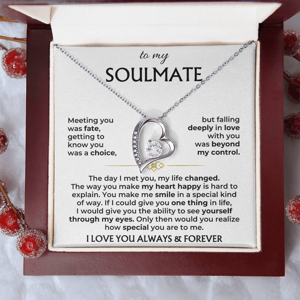To My Soulmate - Forever Love Gift Set - Forever Love Necklace