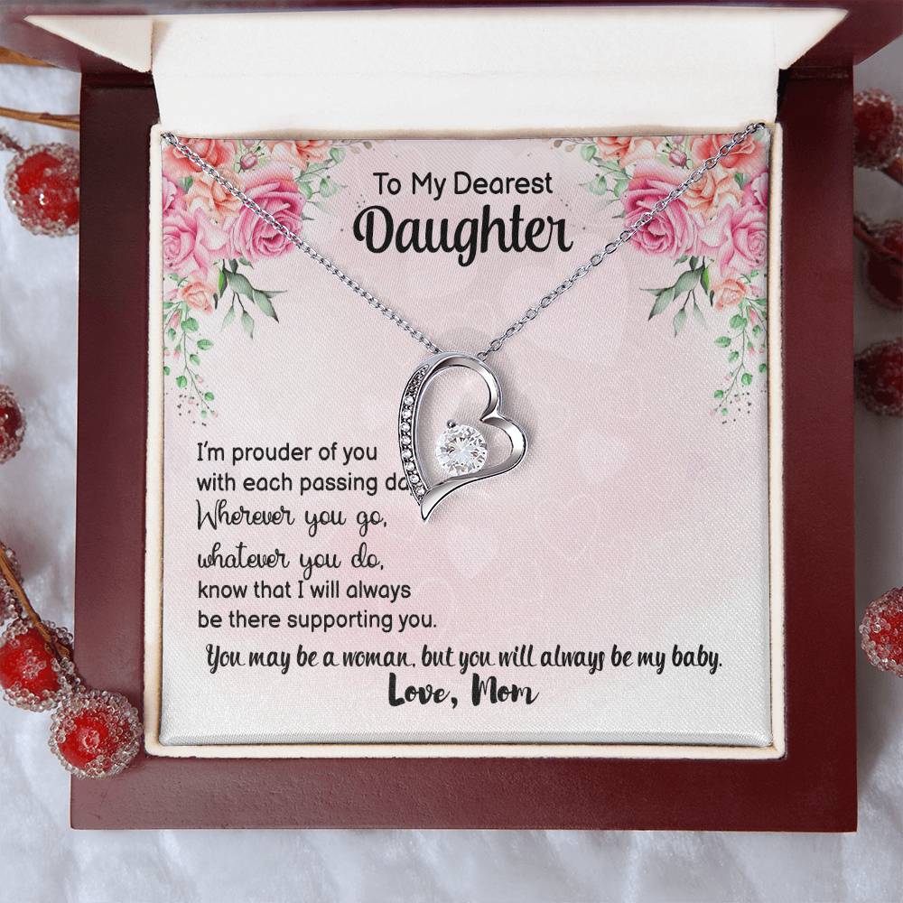 Customize Swarovski Birthstone Peas In A Pod Necklace For Mom Mothers Day Gift For Mom To Daughter From Mom Gift Forever Love Necklace