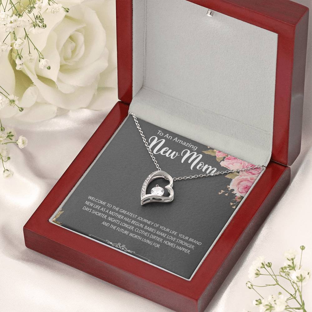 To New Mom Welcome To Motherhood 925 Sterling Silver Pendant 1 Forever Love Necklace