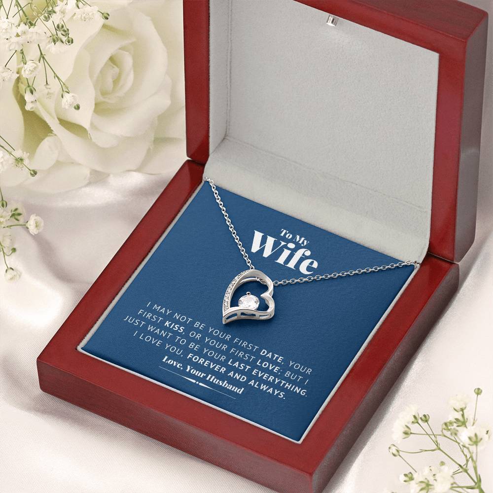 To My Wife Necklace Anniversary Gift For Wife Birthday Gift For Wife Gift For Wife Necklace For Wife Romantic Valentines Gift For Forever Love Necklace
