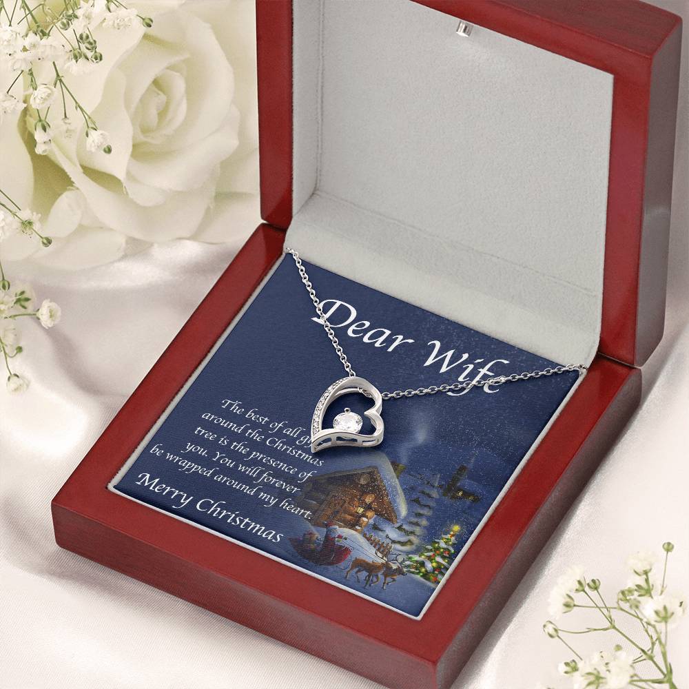 Wife Dancing Love Necklace Christmas Gift From Husband Forever Love Necklace